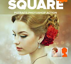 PS动作－梦幻仙境：Square Potraits Photoshop Action